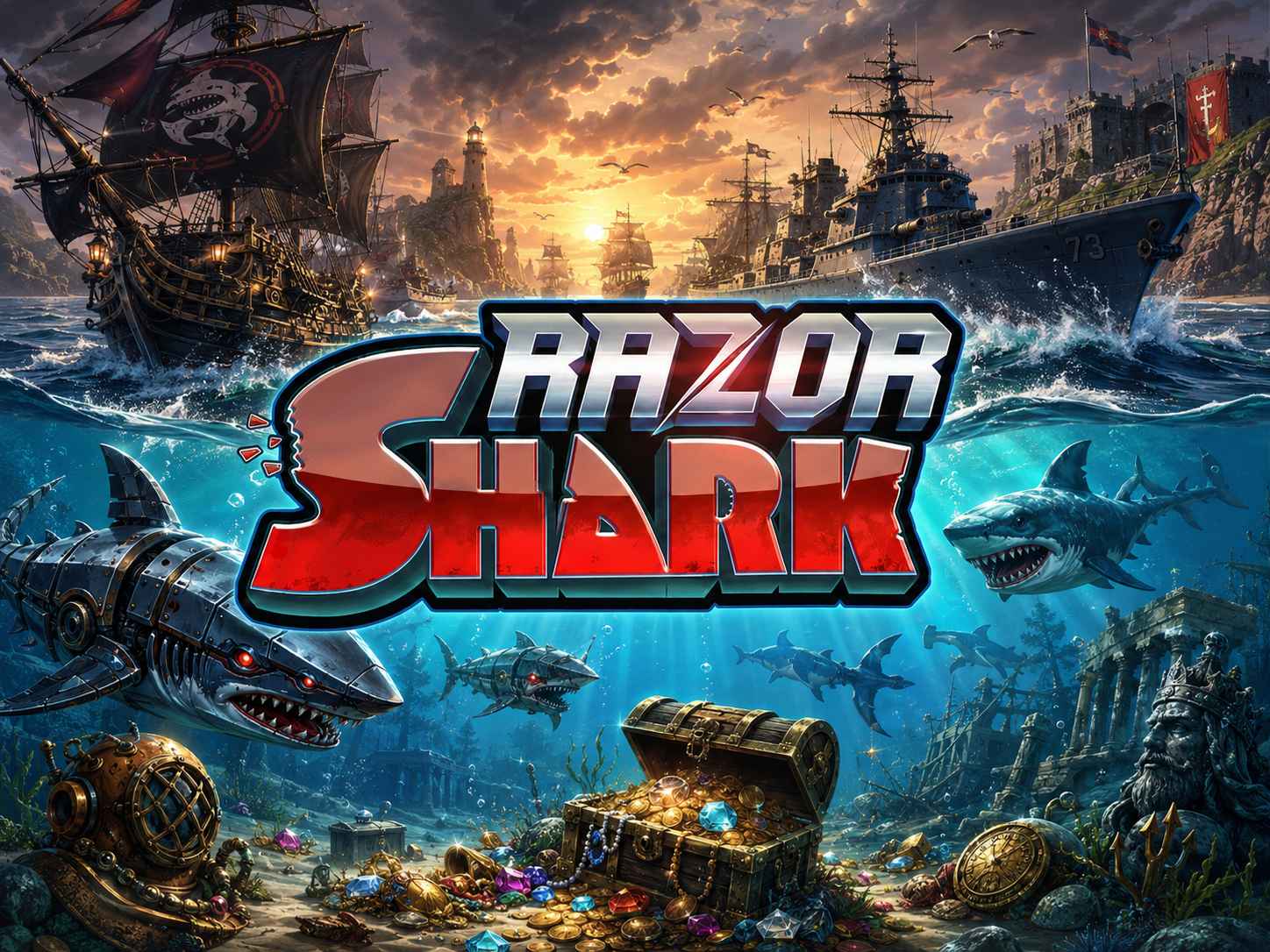 Der Razor Shark Testbericht ermöglicht es den Spielern, sich eine erste Meinung zu diesem Spielautomaten zu bilden