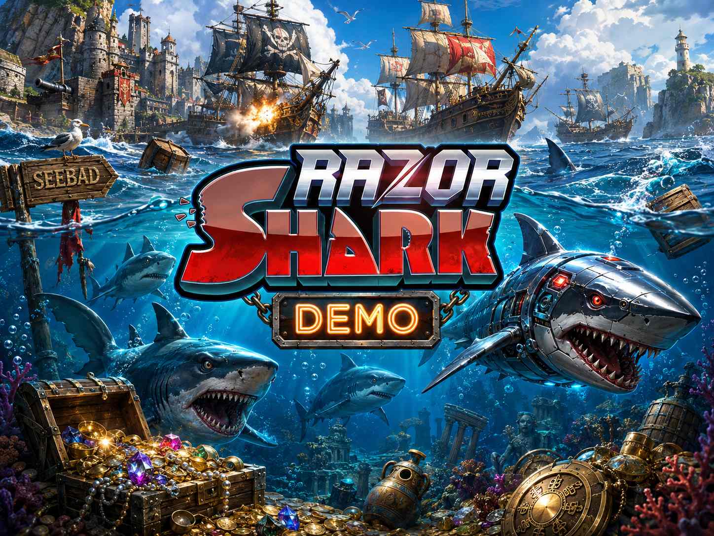 anteprima del gameplay di Razor Shark Slot Deutschland: